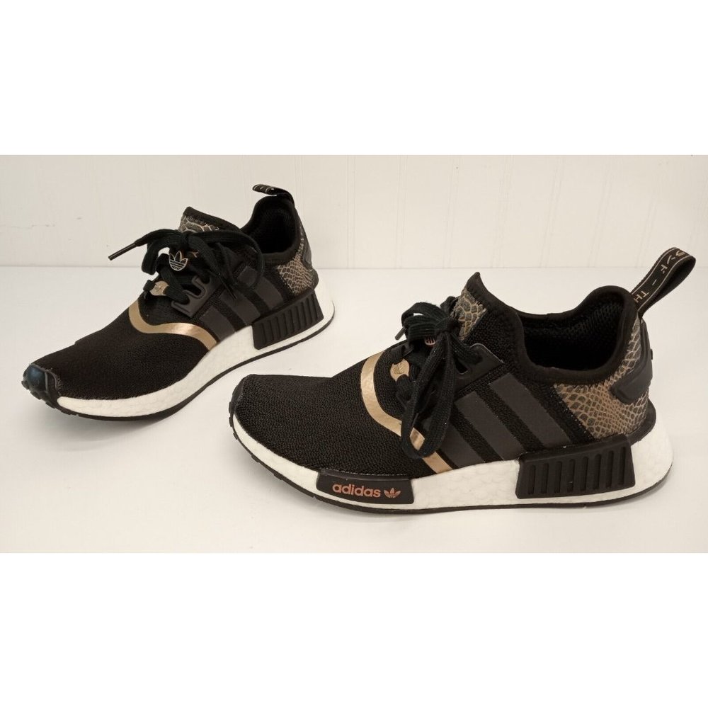 Adidas Originals Women NMD_R1 Sneakers GY6300 Black/Rose Gold Size 6